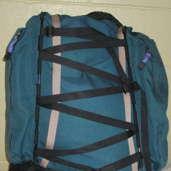 X-Large KELTY Travel Backpack Duffle Bag Excellent Condition Turquoise & Black - Picture 2 of 16